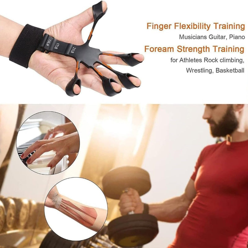 5-Finger Silicone Grip Strengthener Set