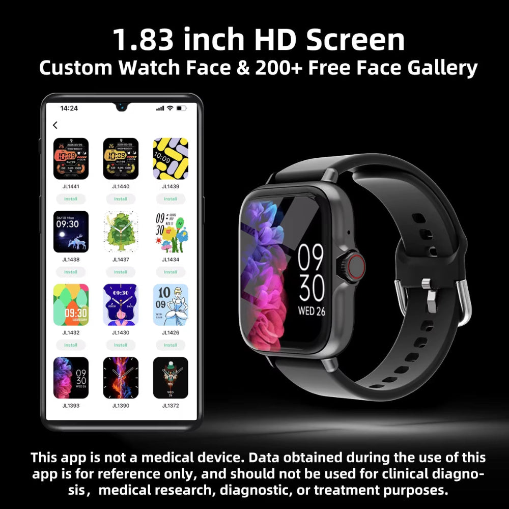 SmartSync Pro™ – Next-Gen Bluetooth Smartwatch for Daily Health & Call